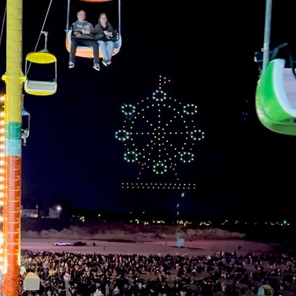 Drone Show Themed Sail